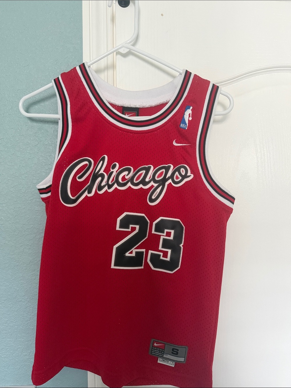Nike Red Chicago 23 Basketball Jersey
